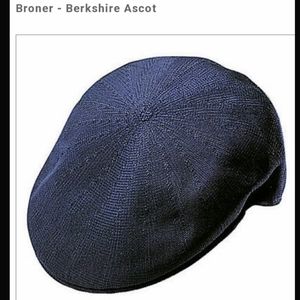 Broner Navy Blue Poly Knit Berkshire Ascot Ivy Cap Small 6⅞-7
